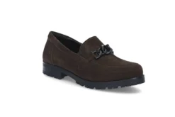 Bekväma loafers i mocka