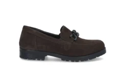 Bekväma loafers i mocka
