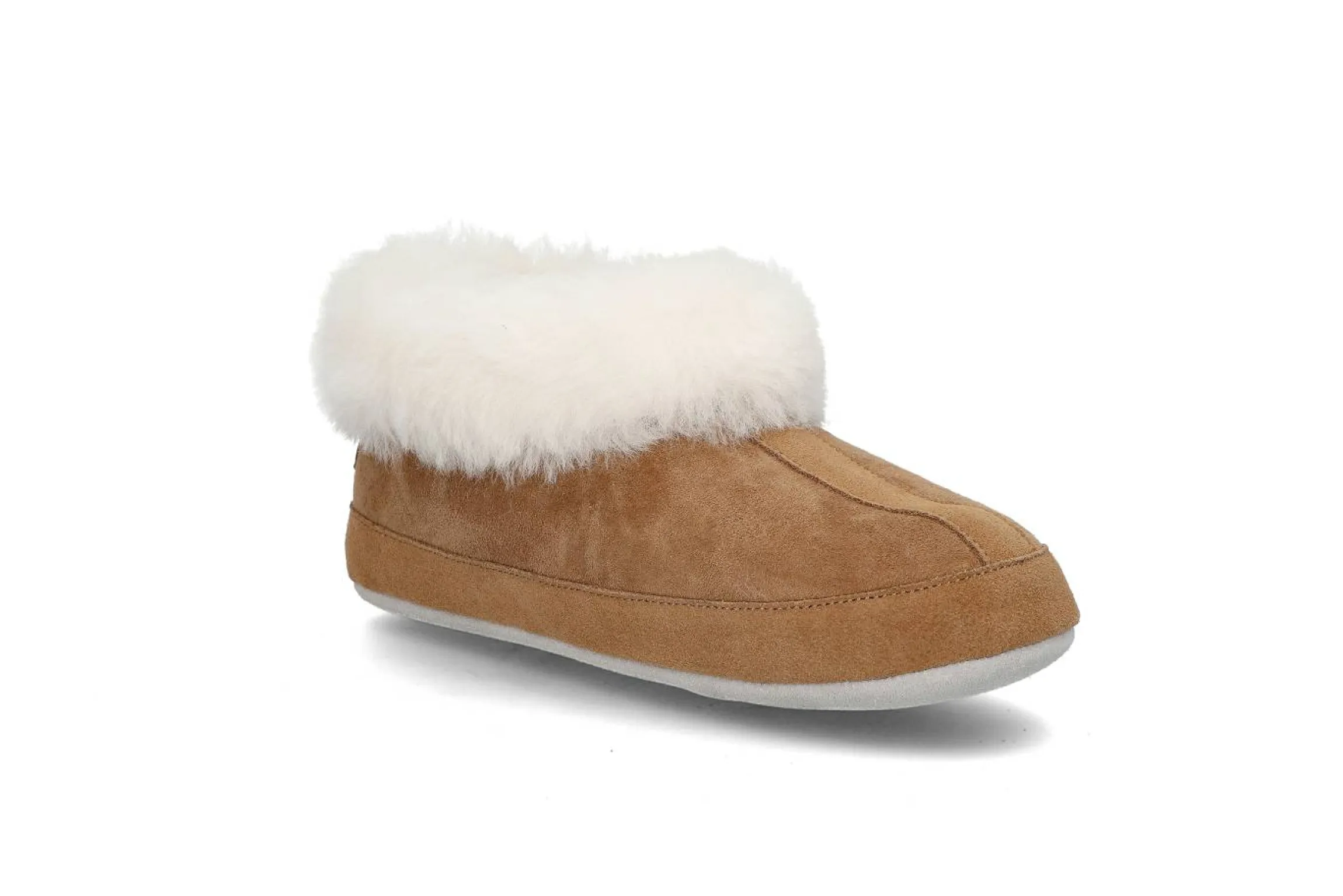 Bekväm toffel med lammepäls