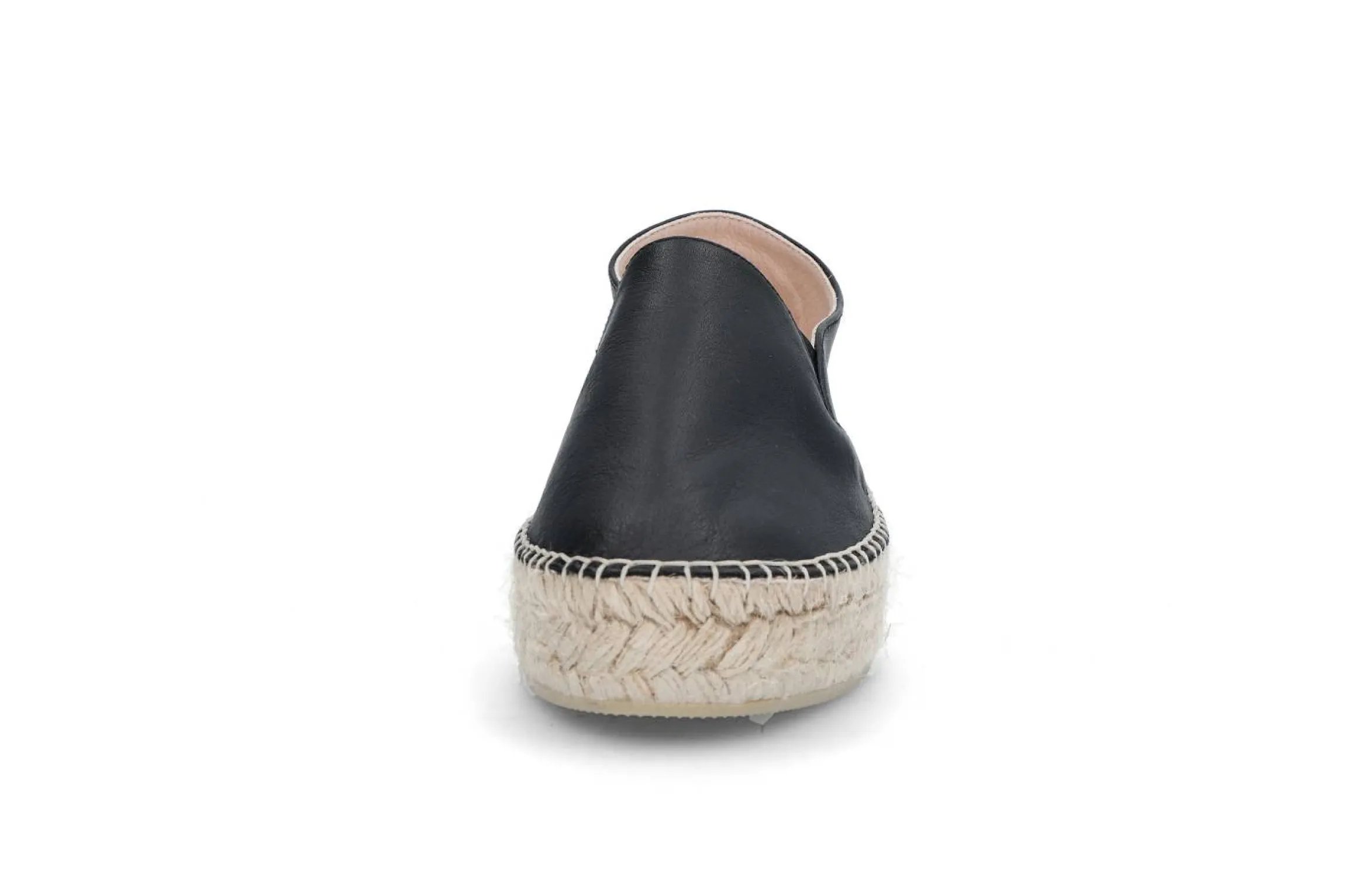 Espadrill i läder