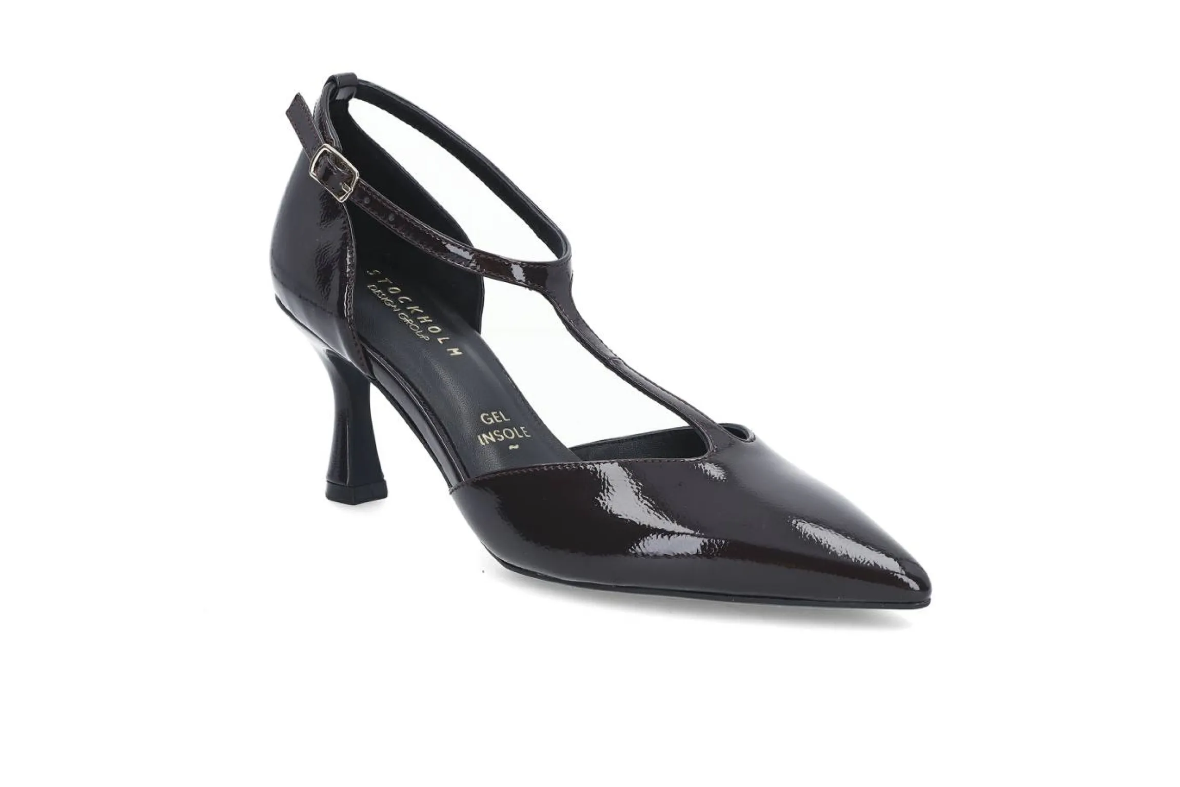 Pumps med T-rem och gelkomfort
