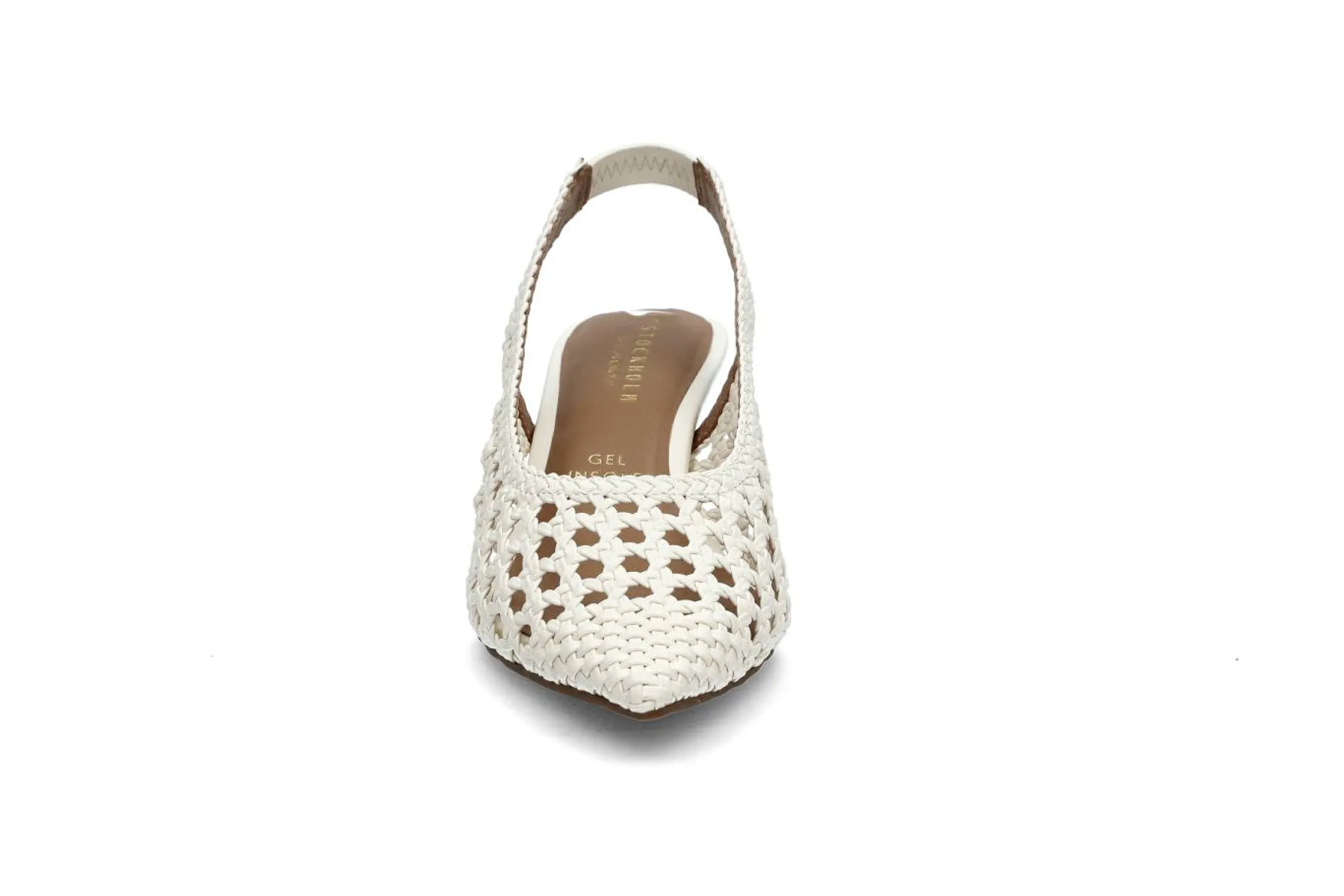 Sammanflätad slingback Pumps