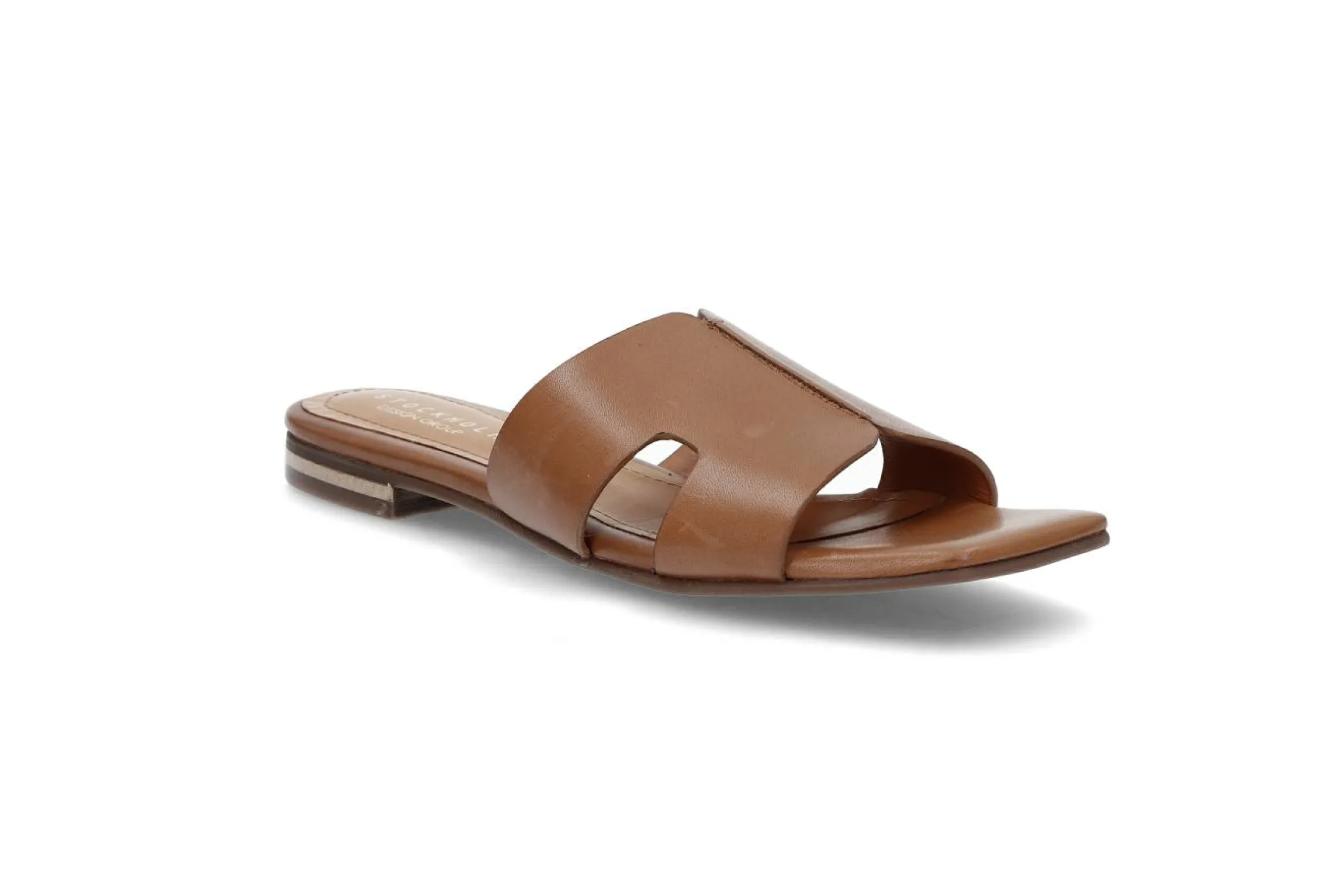 Slip-in lädersandal