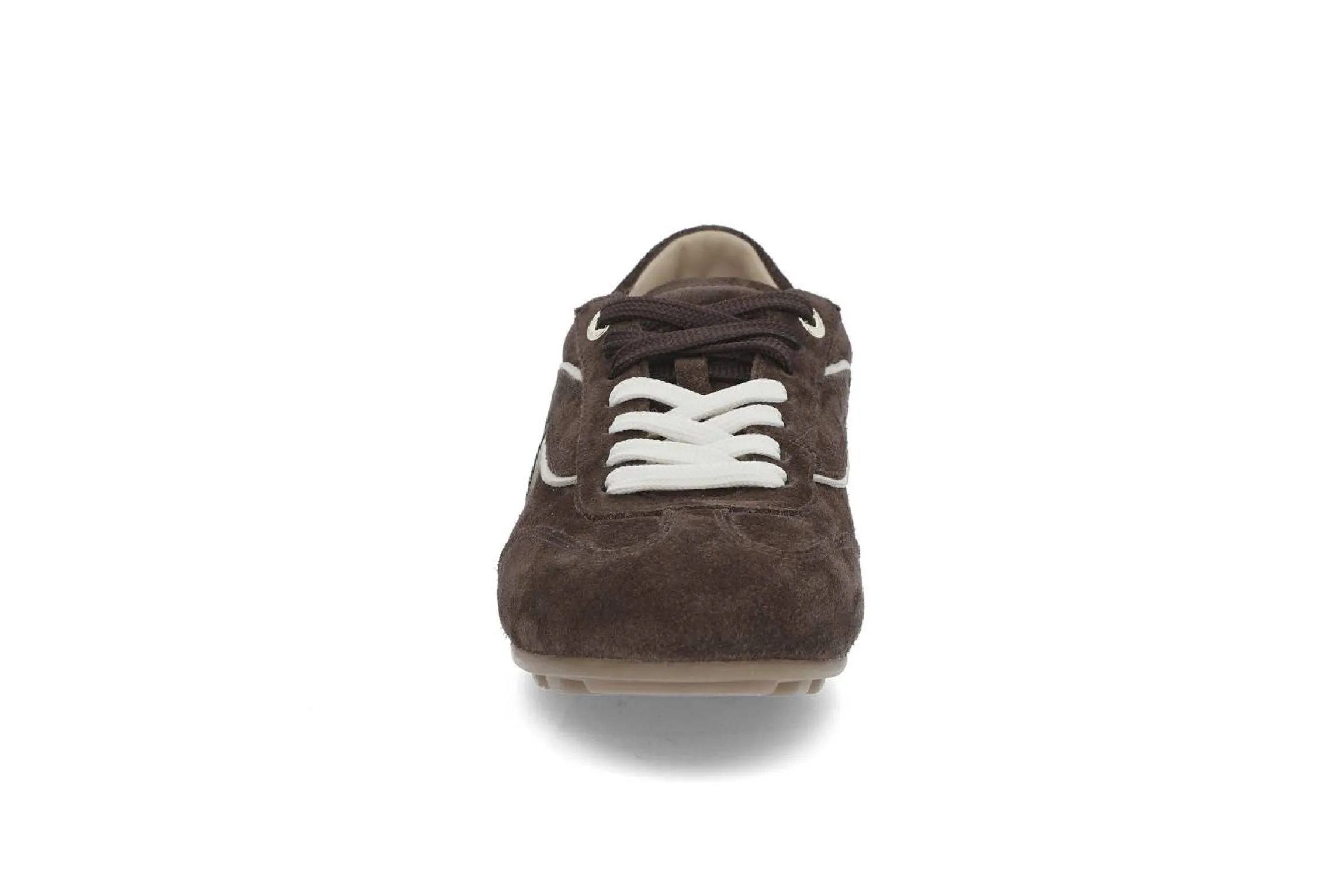 Sportiga sneakers i mocka