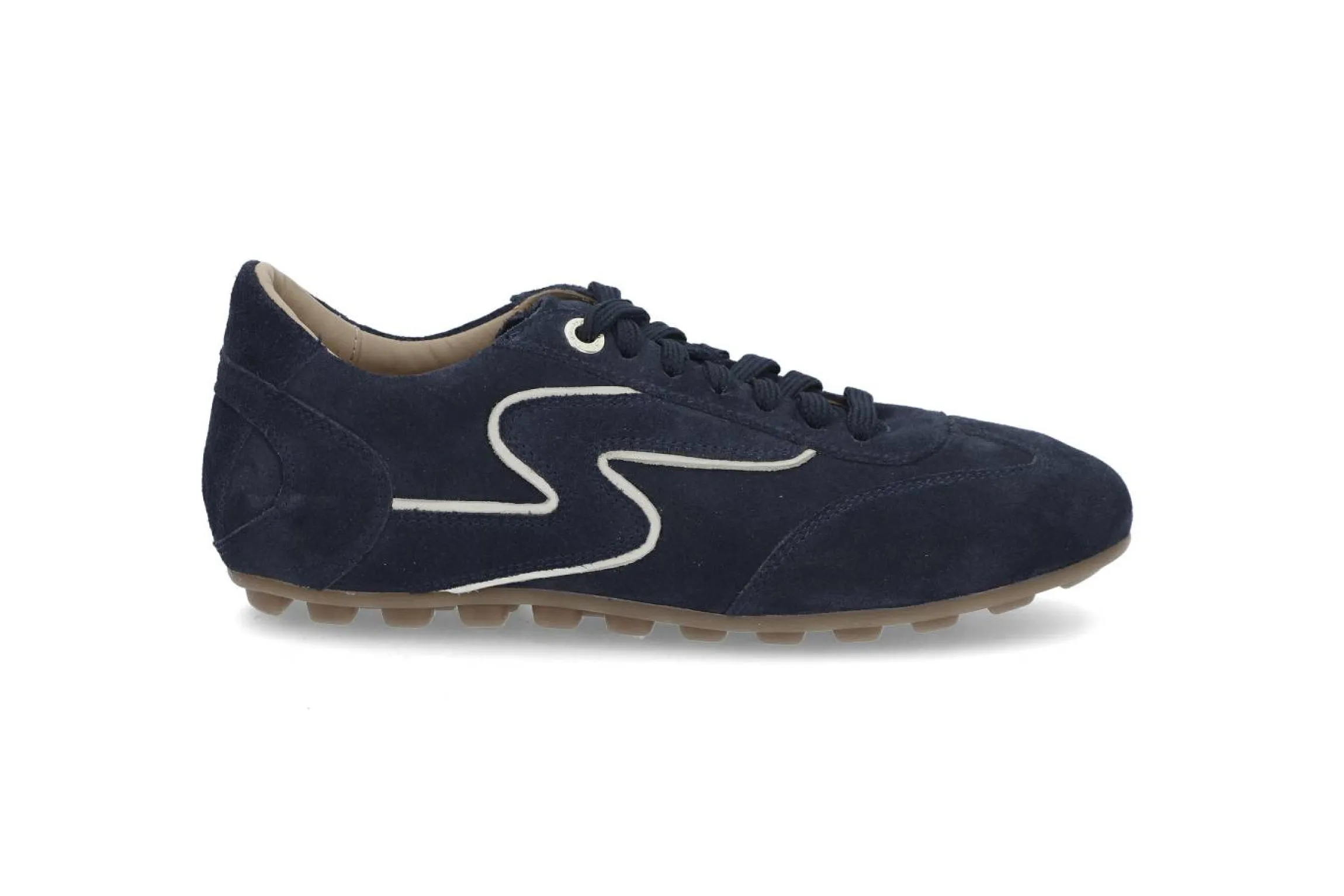 Sportiga sneakers i mocka