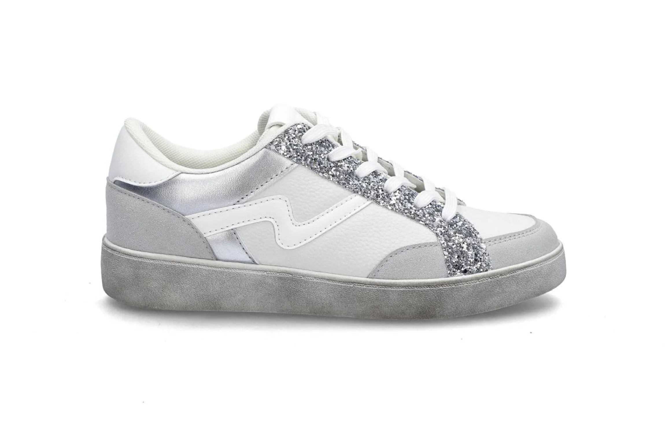 Sportig sneaker med glitter